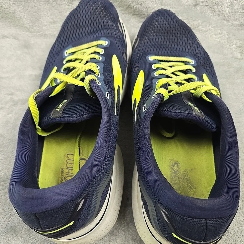 Brooks Ghost 15 Mens Size 12.5 Blue Athletic Running Shoes Sneakers 1103931D429‎